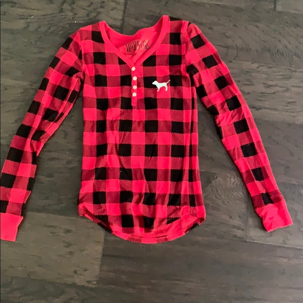 vs pink pajama shirt